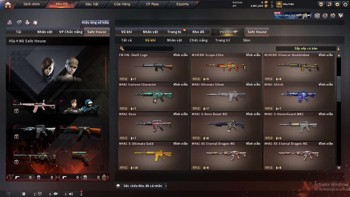 shop acc cf uy tin gia re